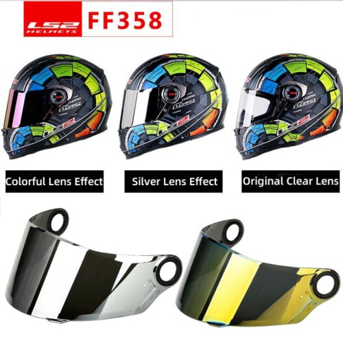 (Κόκκινο Aurora) LS2 Visor Γνήσιο κράνος μοτοσικλέτας Εφαρμογή φακού 2