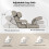 (Beige) YODOLLA Home Folding Floor Chair, Single Sofa Bed 8