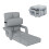 (Grey) YODOLLA Home Folding Floor Chair, Single Sofa Bed 4