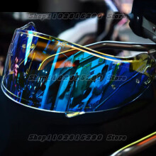(Revo Blue) Motorradhelm-Visierlinse, Vollgesichts-Neotec 2 Shield-Linsenetui für Shoei