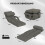 (Charcoal Grey) YODOLLA Home Folding Floor Chair, Single Sofa Bed 3