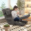(Charcoal Grey) YODOLLA Home Folding Floor Chair, Single Sofa Bed 1