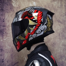 (M-2) Zatwierdzone przez DOT kaski motocyklowe, kask wyścigowy z pełną twarzą i podwójnymi soczewkami