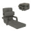 (Charcoal Grey) YODOLLA Home Folding Floor Chair, Single Sofa Bed 4