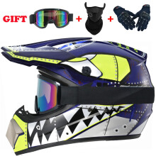 (M-O)Kask motocyklowy dla dzieci i młodzieży, kask integralny, motocrossowy, terenowy