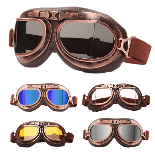 (NO1) 2020 Retro Goggles Κράνος Μοτοσικλέτας Γυαλιά Motocross Steampunk Β' Παγκόσμιος 1