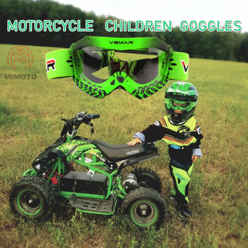 (Λευκό) VEMAR Επαγγελματικά Παιδικά Γυαλιά Motocross Παιδικά Γυαλιά 2