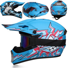 (S-10)Motocros Kask Cross Downhill Soporte Casco Off Road Helmet Racing Classic
