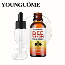 (60ML) Retinol & Hyaluronic Acid Bee Venom Facial Serum - Moisturizing & Firming Face Essence for All Light Beige Types