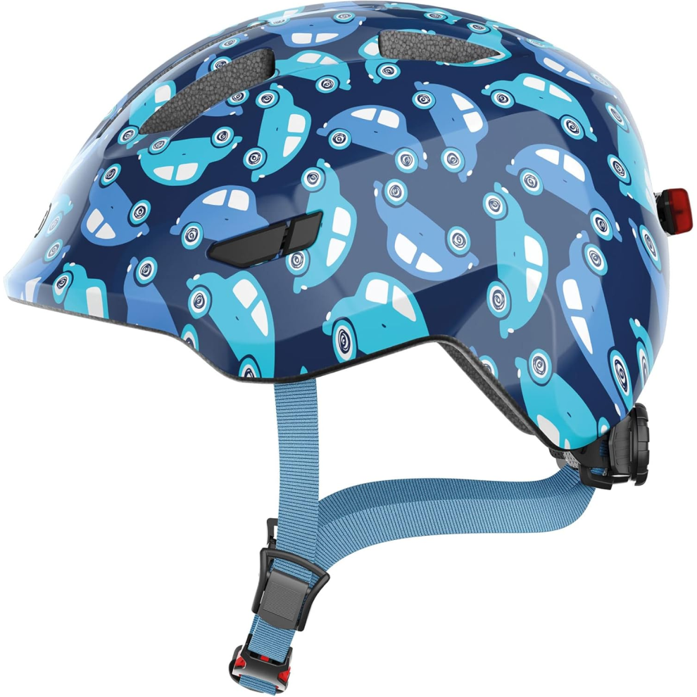 Photos - Bike Helmet ABUS Smiley 3.0 LED Children's Helmet, Bicycle Helmet for Toddlers with Deep Fit, Child-Friendly Designs, Space for Pig 