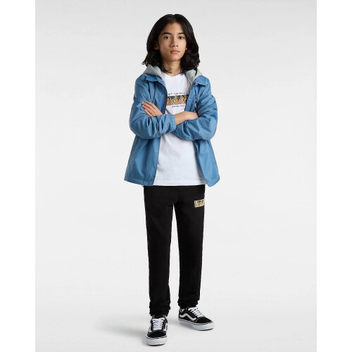 Vans (Medium) Vans Digi Flames Boys Short Sleeve T-Shirt White 2