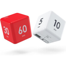 Cube Timer, 2Pcs Kitchen Timer 2.6 Inch Gravity Sensor Flip Digital Timer for Time Management and Countdown Setting