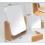 8-Inch Bamboo Vanity Mirror with Dual Magnification 6