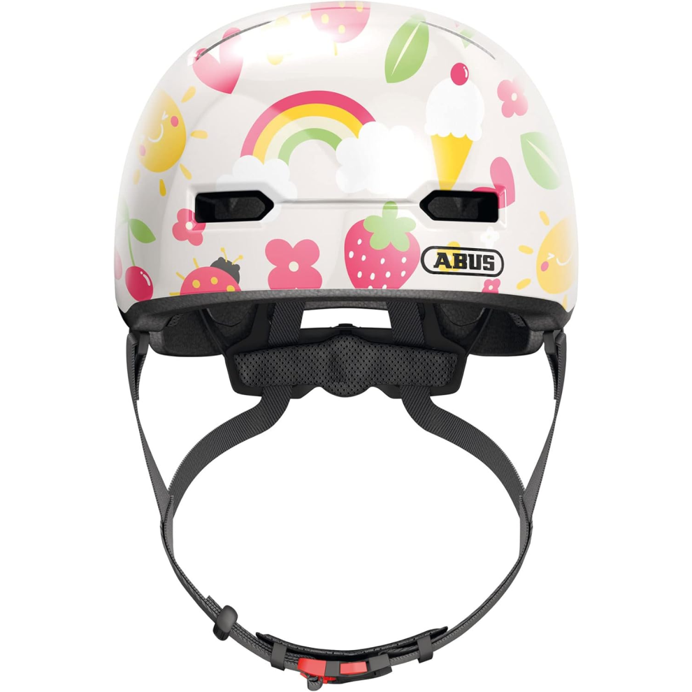 Photos - Bike Helmet ABUS children's helmet Skurb Kid - robust  in skate style with room for a ponytail and various designs - for 
