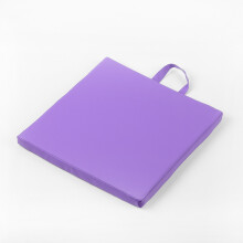 (Quadrat-Lila-30 x 30 x 2,5 cm) Modernes, minimalistisches Outdoor-Picknick-Camping-tragbares Kissen