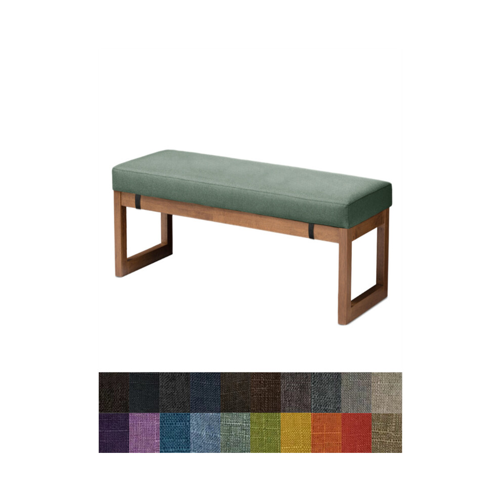(Agate verte 10-75X30X3CM) Coussin de banc épais de 3 cm, matelas long, taille personnalisée, coussin