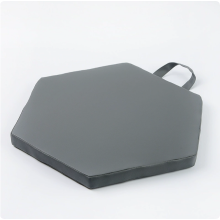 (Sechseckiges Grau-38 x 38 x 3 cm) Modernes, minimalistisches Outdoor-Picknick- und Camping-Kissen,