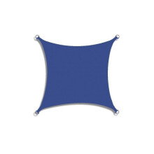 (Königsblau-2 x 2 m) 300D-Polyester-Sonnensegel, wasserdicht, quadratisch, rechteckig, Gartenüberdachung,