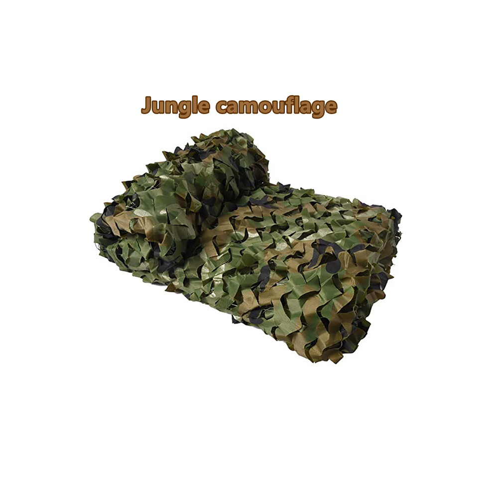 (Camouflage Jungle-3mx4m) réseau de formation de réseau de camouflage, tente pare-soleil, abri de chasse,