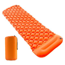 (195 x 60 x 5 cm) Camping-Luftmatratze mit Kissen, Bett, Outdoor, Camping, Luftmatt, ultraleichte selbstaufblasende
