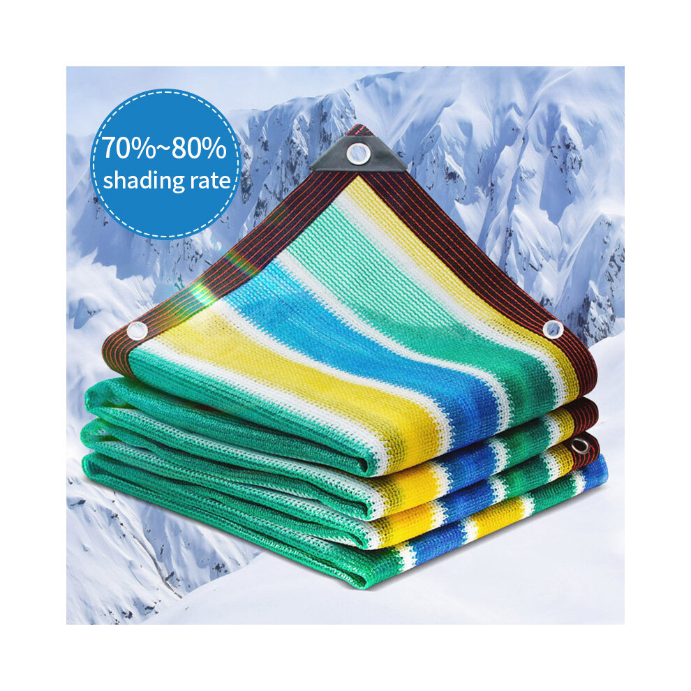 (A Vert-4mx4m) Camping Abri Soleil Filet Jardin Patio Balcon Parasol Filet Protection UV Voiles Soleil