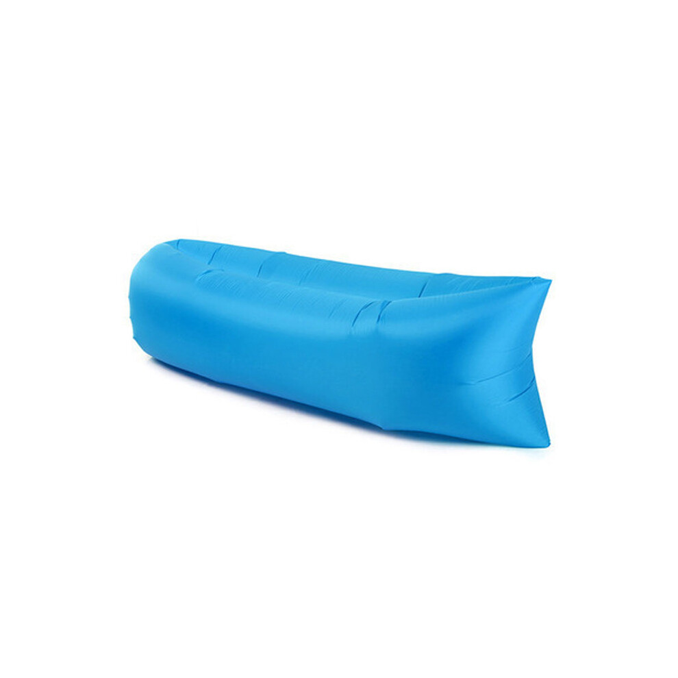 (Bleu) Canapé gonflable d'extérieur Sac de couchage gonflable de plage Lit gonflable pliable Lit de