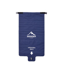 (Blu navy) Sacco gonfiabile da campeggio Widesea, ultraleggero, portatile, pieghevole, per materassini