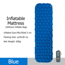 (Blu - Solo materassino) Materassino gonfiabile Materassino da campeggio Materassino ad aria Materassino