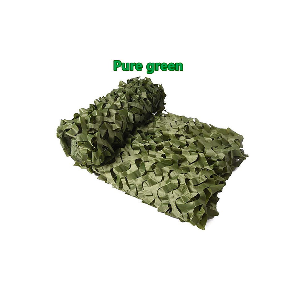 (Vert pur-2mx3m) réseau de camouflage réseau d'entraînement, tente pare-soleil, abri de chasse, camping