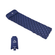 (Blauw met airbag) Widesea Camping Slaapmat Opblaasbare Luchtbedden Buitenmat Meubels Bed Ultralicht