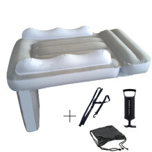 (Beige)Uusi vauvan Comfort Sleep puhallettava patja Lasten auto ulkokäyttöön Universaali retkeilymatkat