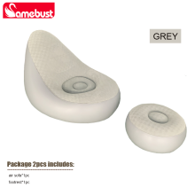 (grigio)Materasso gonfiabile pieghevole Camebust, divano letto gonfiabile per uso domestico ed esterno,