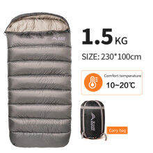 (Ruskea 1,5 kg) Suuri retkeilymakuupussi Kevyt 3 vuodenajan löysä leveä laukku Pitkä koko aikuisten