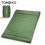 Matelas gonflable vert simple ou double avec pompe intégrée, matelas de couchage double extra épais 2