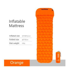 (NH19Z012-P-Orange) Kannettava ulkoleirintä Patikointi Yhden hengen paksu Paksu Kosteudenkestävä Puhallettava