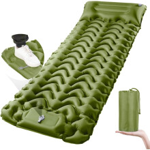 (GN)nature Hike Isomatte, aufblasbare Luftmatratze, ultraleichte Luftkissenmatte mit Kopfstütze, wasserdicht,