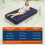 (Lit double) Matelas gonflable simple, matelas gonflable pour camping 6