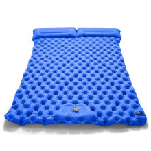 (Königsblau) Doppelte Isomatte, Outdoor-Camping, doppelte aufblasbare Matratze, extra breite Isomatte,