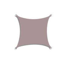 (Khaki-4x4m) Sonnensegel aus 300D-Polyester, wasserdicht, quadratisch, rechteckig, Gartenüberdachung,