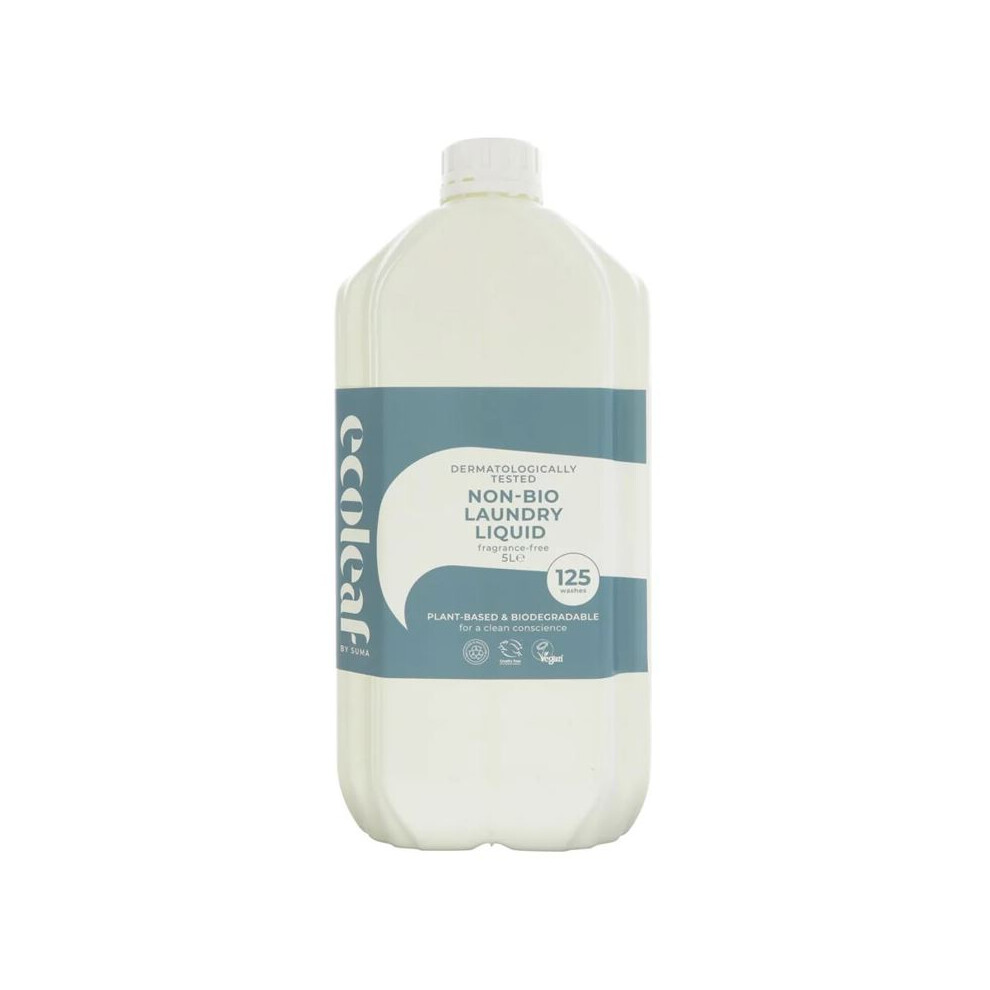 Ecoleaf By Suma Laundry Liquid Fragrance Free 5l