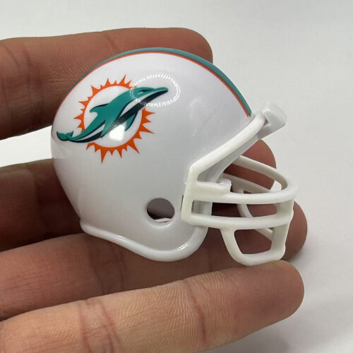 (3-4 cm, Miami Dolphins) NFL Helmet Riddell Pocket Mini Tracker Helmet 2
