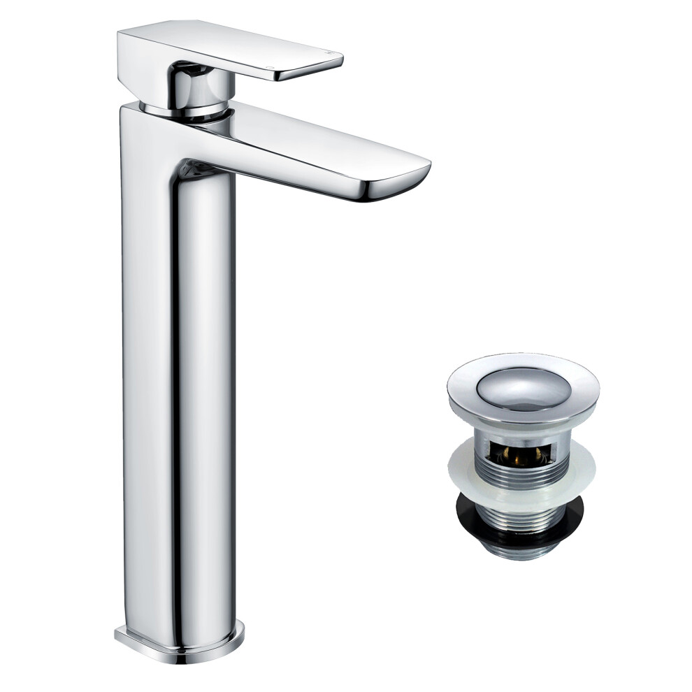Nes Home Finn Basin Mixer Tall Tap Chrome