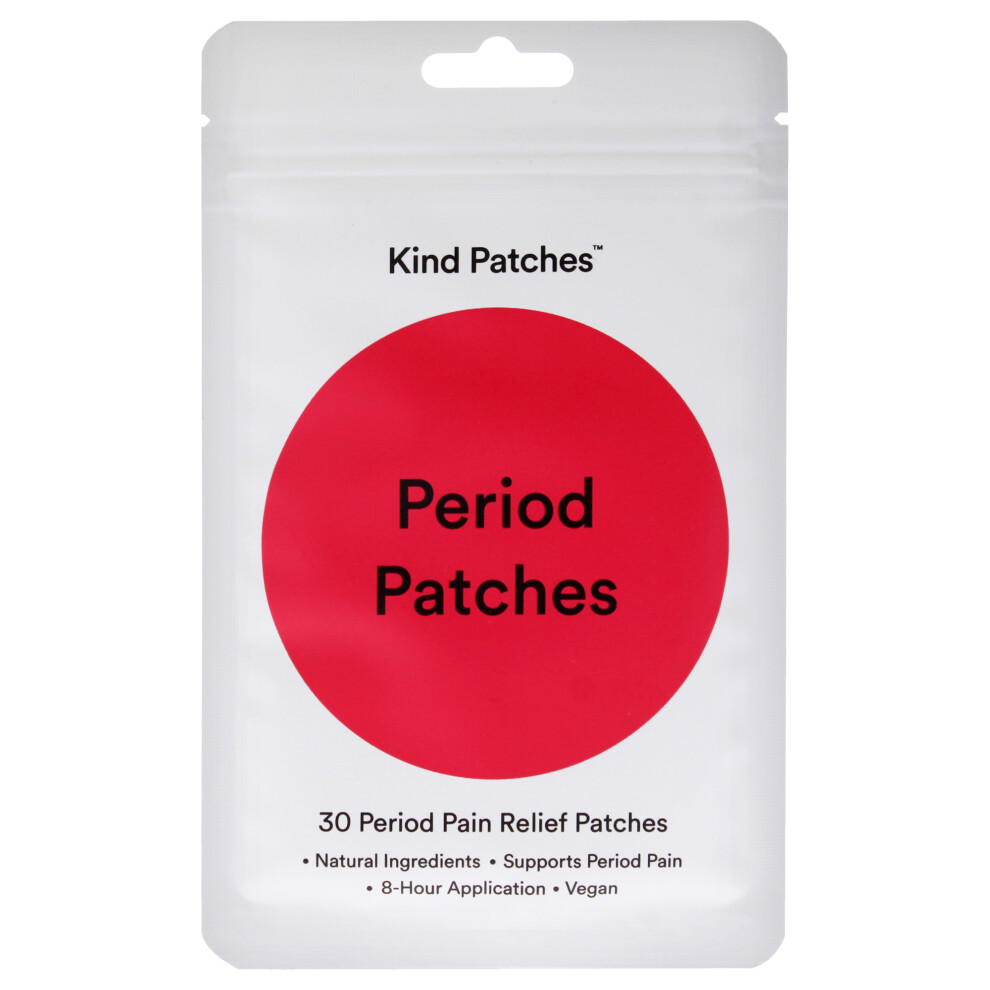 Flush Kind Kind To Your Skin, Kind To Your Planet Kind Patches Period Patches For Women 30 Count Patches