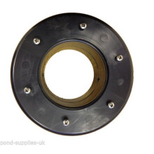 (Solvent Weld Flanged Connector - 4") Solvent Weld Flanged Tank Connector Pipe Flange Fitting Liner Koi Filter Pond