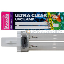 (Arcadia 13W PLS UV Bulb - single lug) ARCADIA UV BULB GENUINE UVC LAMP FILTER TUBE SPARE ULTRA VIOLET CLEAR FISH POND