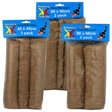 (KK Hessian Plant Pot Liners 60x60cm (2pk)) Kockney Koi Hessian Plant Pot Liners