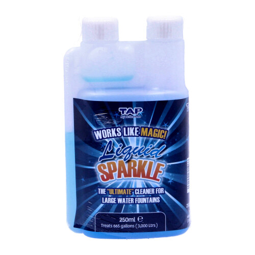 (250ml) TAP Liquid Sparkle Water Feature Cleaner Long Lasting Remove Algae Grime