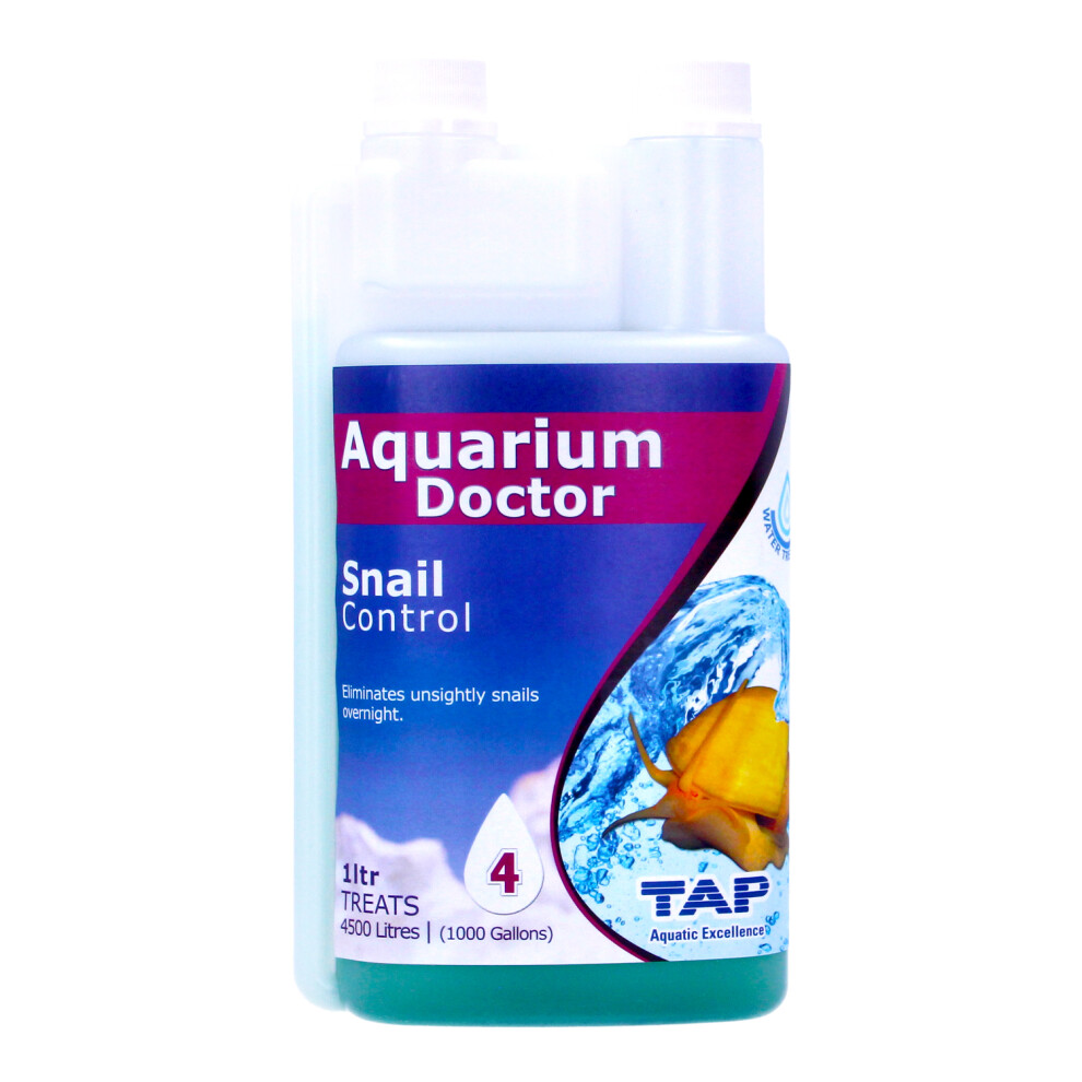 Tap Aquarium Doctor Snail Control 1L Remover Tropical Coldwater Fish Tank