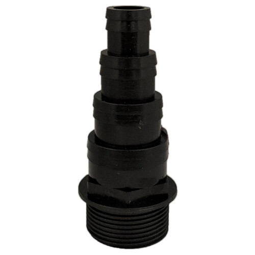1.25" BSP THREADED 38mm 32m 25mm 20mm FLEXI PIPE HOSE TAIL KOI/FISH/POND/FILTER