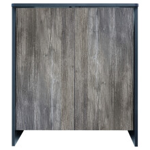 (Stand 60x40 Black/Pasa) Superfish Design Cabinet Grey Black for Quadro Scaper Aquarium Fish Tank